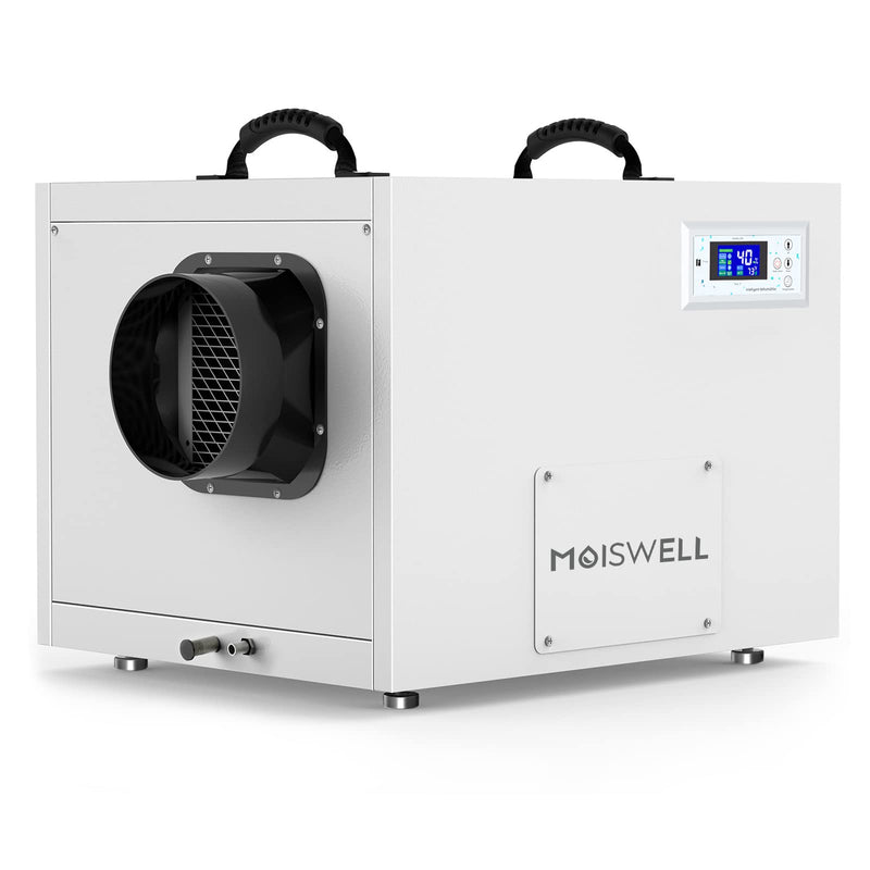 212 Pints Commercial Dehumidifier with Pump and Drain Hose for Large High Humidity Spaces | MOISWELL Defender XP120
