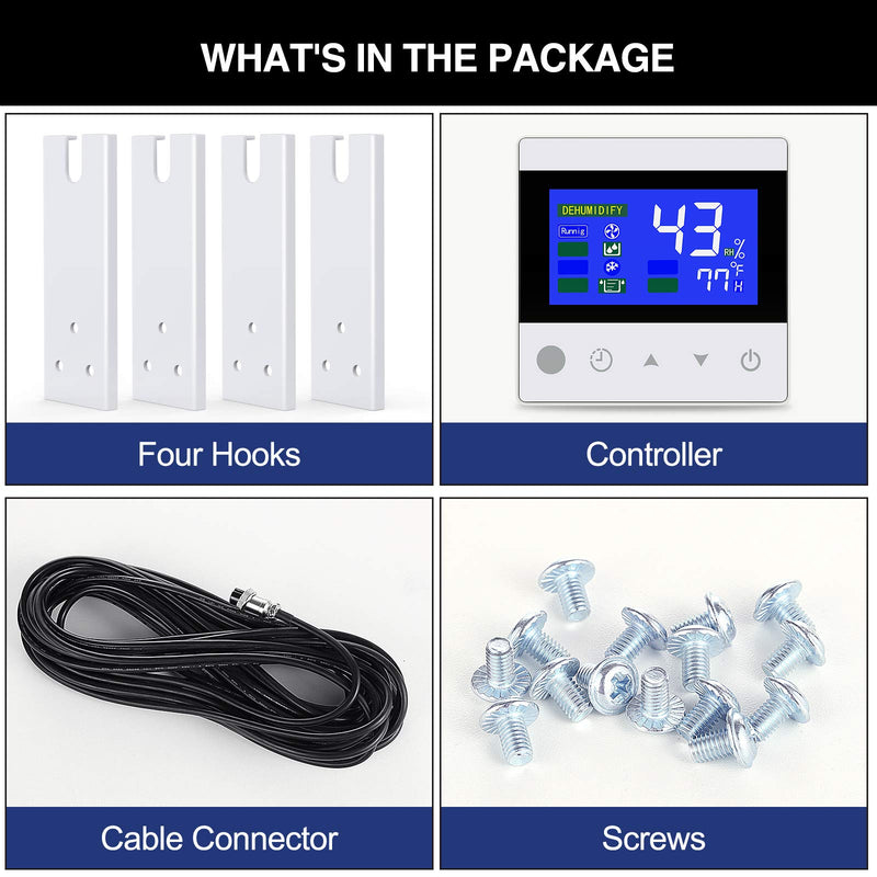 Moiswell Crawl Space Dehumidifier Remote Controller