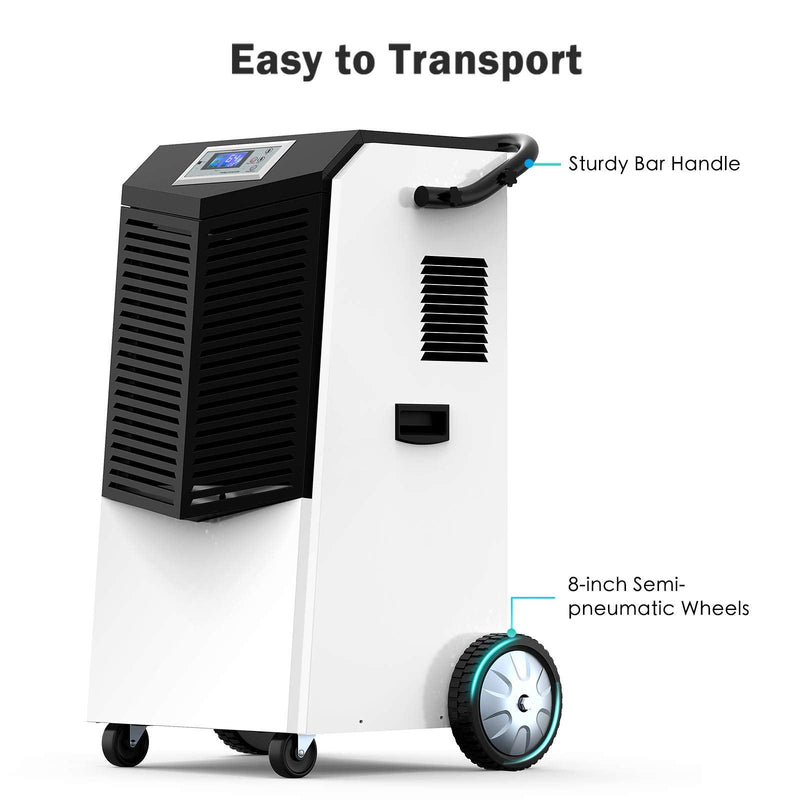 232 Pints Commercial Dehumidifier for Water Damage Restoration | Moiswell V232 - Colzer